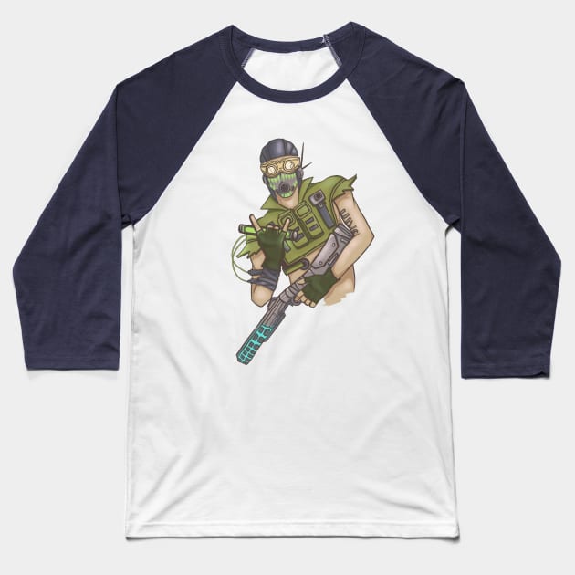 APEX LEGENDS - Octane Baseball T-Shirt by h0lera